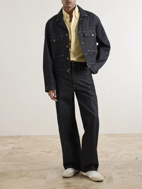  Lemaire - Denim Trucker Jacket - Men - Blue - It 48 