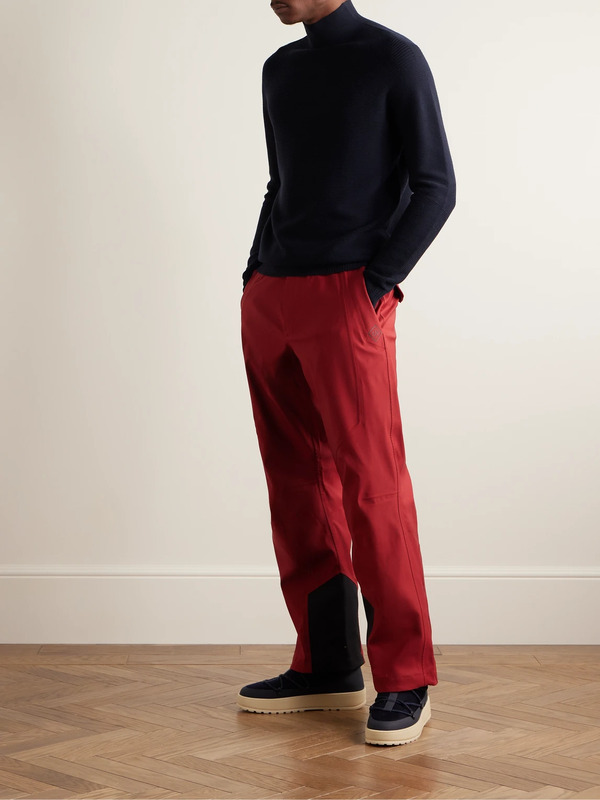  Loro Piana - Lupetto Slim-fit Ribbed Wish® Virgin Wool-blend Rollneck Ski Base Layer - Men - Blue - It 52 
