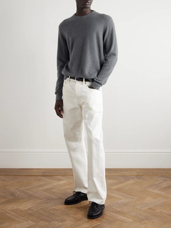  Massimo Alba - Kane Brushed-cashmere Sweater - Men - Gray - S 