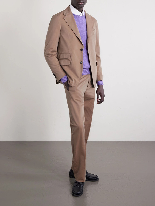  Massimo Alba - Sloop Cotton-twill Suit - Men - Brown - It 46 