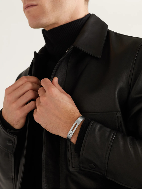  Messika - Move Titanium Diamond Cuff - Men - Silver - Xl 