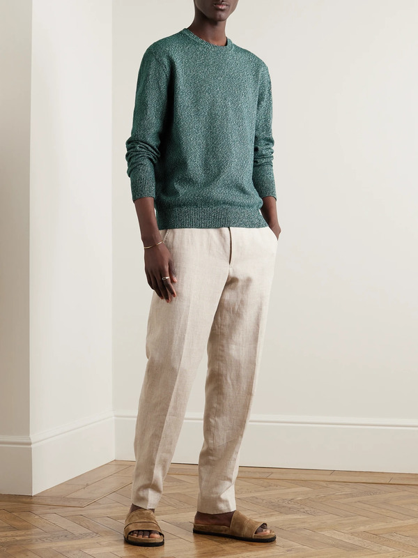  Mr P. - Cotton Sweater - Men - Green - Xxl 