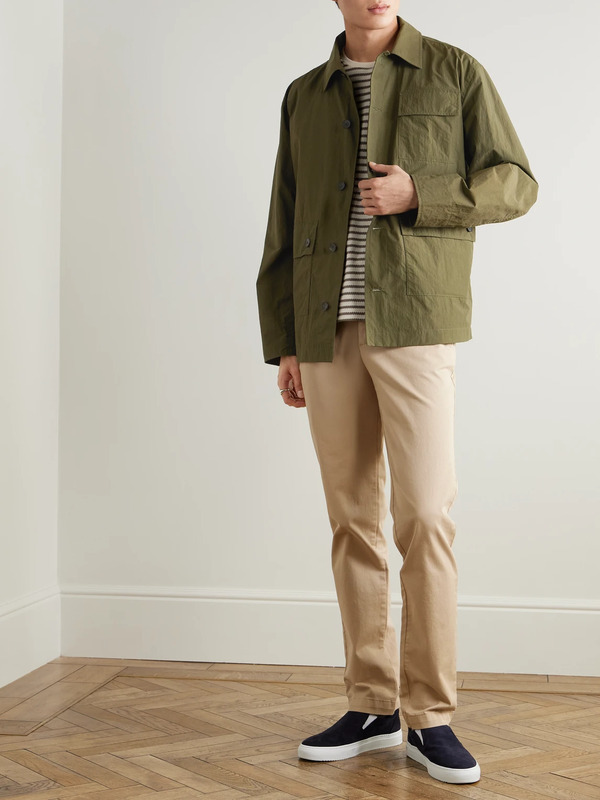  Mr P. - Recycled-shell Field Jacket - Men - Green - Xs 