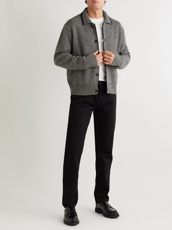  Mr P. - Surplus Wool-blend Bouclé Blouson Jacket - Men - Gray - Xs 
