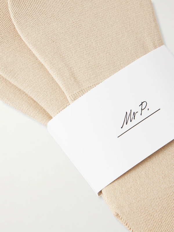  Mr P. - Three-pack Invisible Socks - Men - Neutrals 