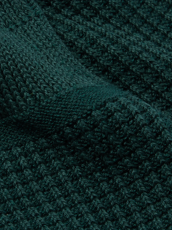  Mr P. - Waffle-knit Cotton-blend Socks - Men - Green 