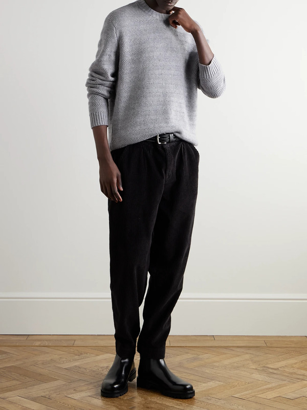  Mr P. - Wool And Cashmere-blend Sweater - Men - Gray - Xl 