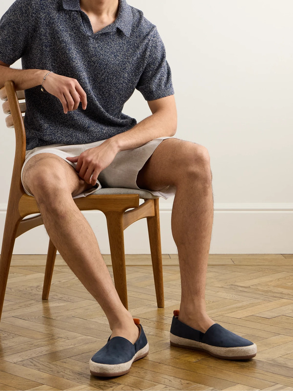  Mulo - Suede Espadrilles - Men - Blue - Uk 6 