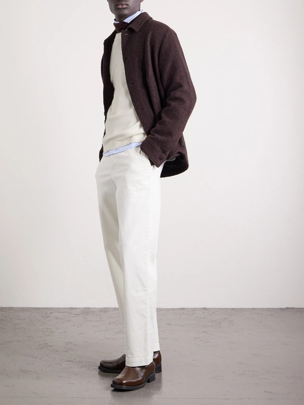  Nn07 - Sammy 60026 Wool Sweater - Men - Neutrals - S 