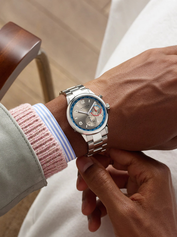  Nomos Glashütte - Club Sport Neomatik Worldtimer Silver Automatic 40mm Stainless Steel Watch, Ref. No. 791 - Men - Silver 