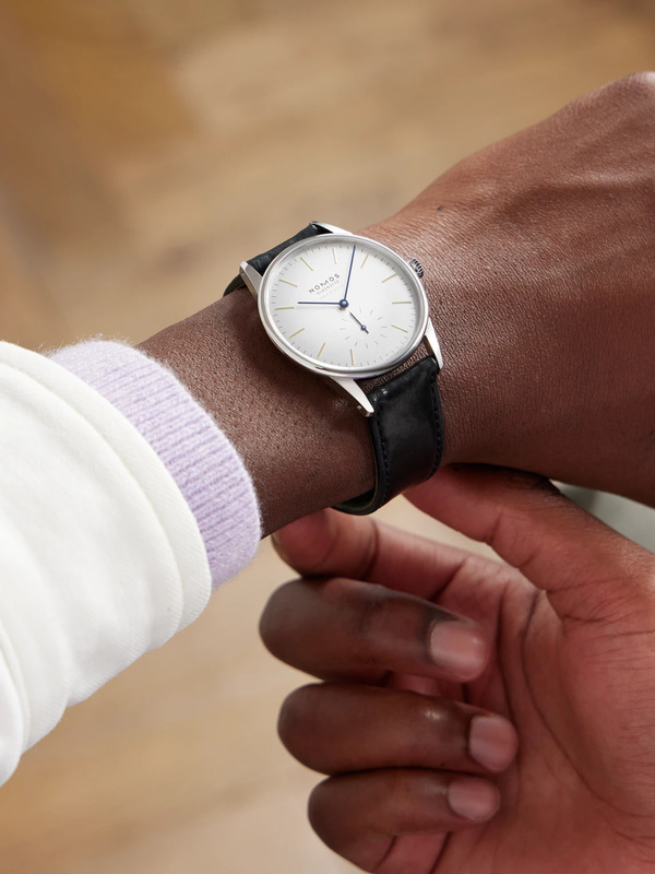  Nomos Glashütte - Orion Neomatik Automatic 38.5 Stainless Steel And Leather Watch, Ref. No. 345.s1 - Men - Silver 