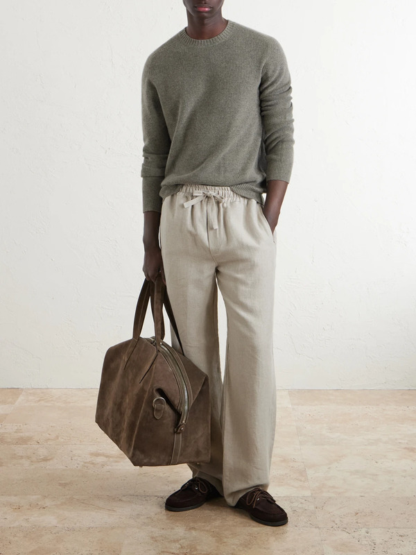  N.peal - Oxford Cashmere Sweater - Men - Brown - S 