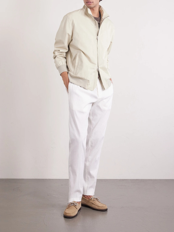  Orlebar Brown - Ray Straight-leg Stretch Linen And Cotton-blend Trousers - Men - Neutrals - Uk/us 30 