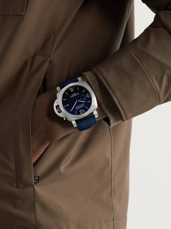  Panerai - Luminor Marina Automatic 44mm Esteel And Recycled Pet Watch, Ref. No. Pam01157 - Men - Blue 