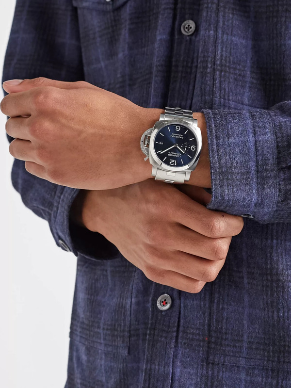  Panerai - Luminor Marina Specchio Blu Automatic 44mm Stainless Steel Watch, Ref. No. Pam01316 - Men - Blue 