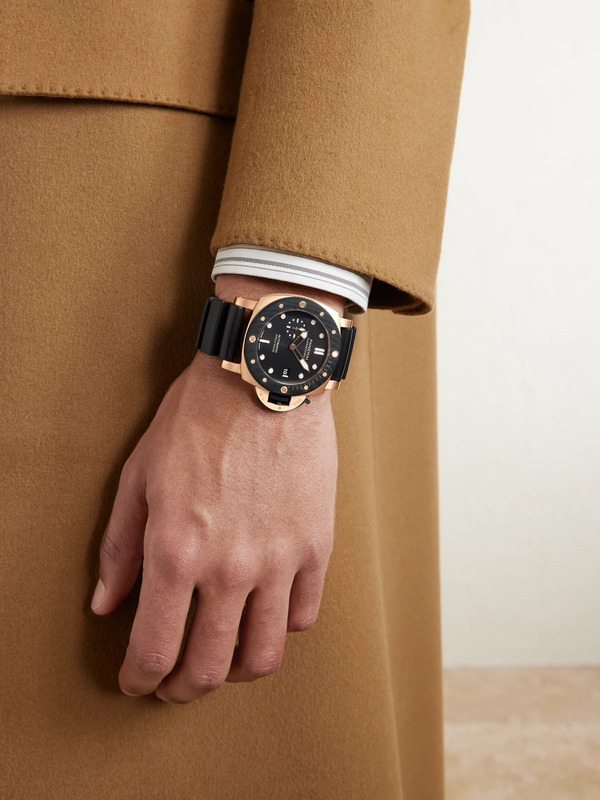  Panerai - Submersible Quarantaquattro Automatic 44mm Goldtech™ Orocarbo And Rubber Watch, Ref. No. Pam02070 - Men - Black 