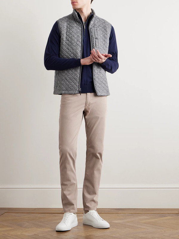  Peter Millar - Wayfare Slim-fit Stretch-tencel™ And Cotton-blend Twill Trousers - Men - Neutrals - Uk/us 30 