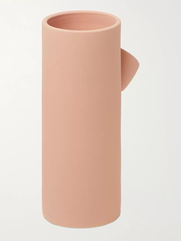  Pieces - Hydrangea Ceramic Vase - Men - Orange 