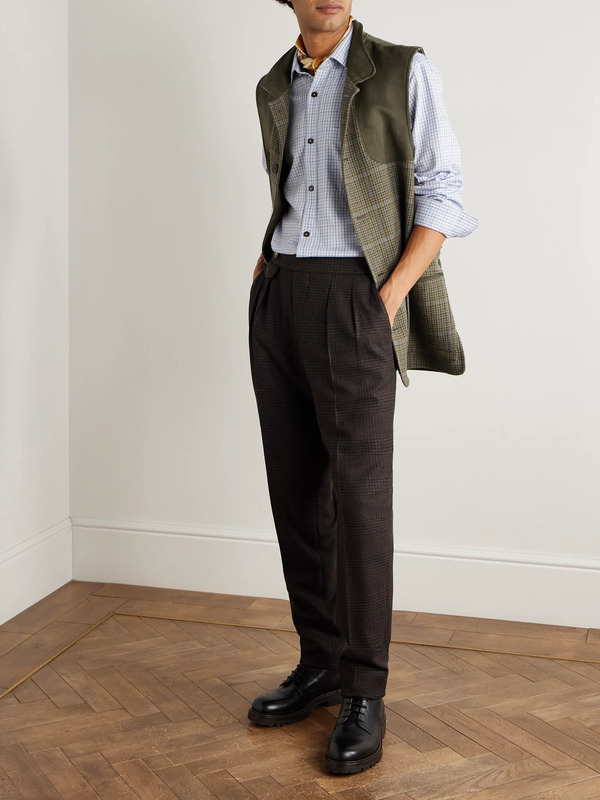  Purdey - Wool-tweed Gilet - Men - Brown - S 