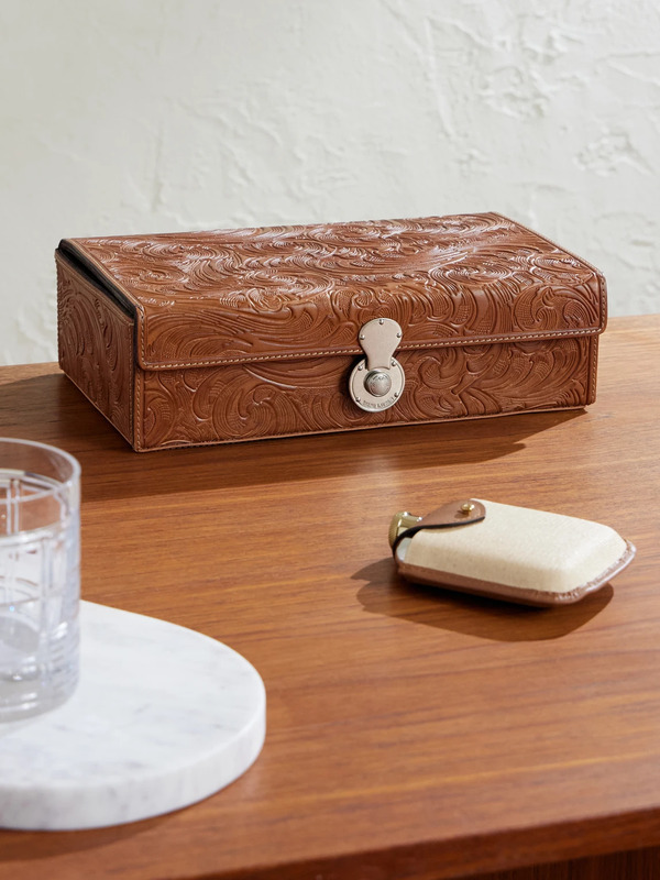  Ralph Lauren Home - Aidan Leather Box - Men - Brown 