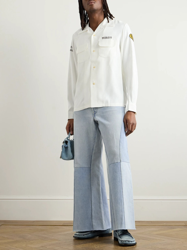  Readymade - Flared Patchwork Jeans - Men - Blue - Uk/us 32 