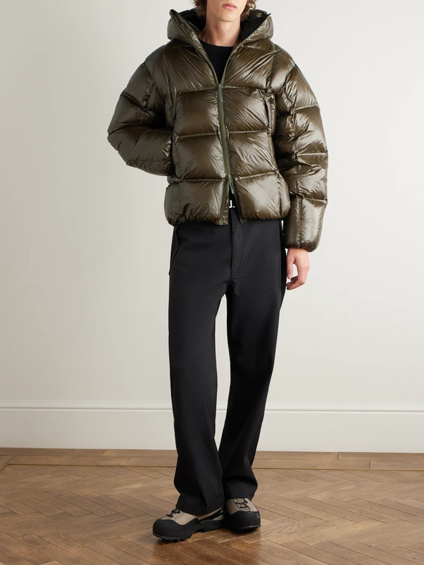  Roa - Cube 650 Quilted Nylon-ripstop Hooded Down Jacket - Men - Green - S 