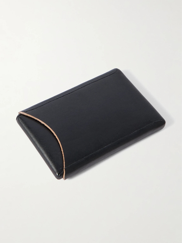  Rrl - Logo-debossed Leather Cardholder - Men - Black 