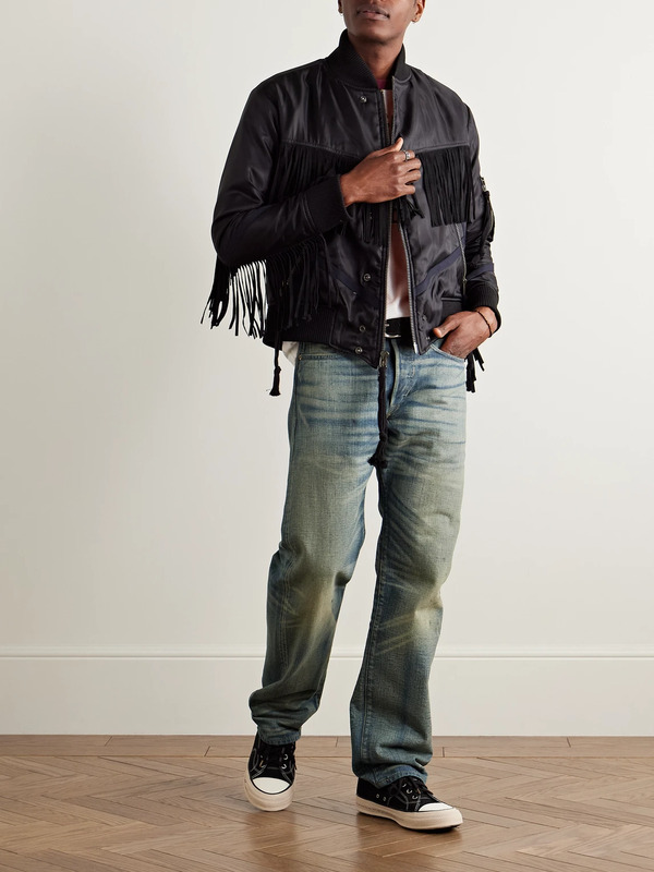  Rrl - Straight-leg Distressed Jeans - Men - Blue - 30w 32l 