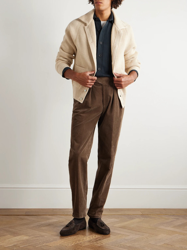  Rubinacci - Blanket Wool Shirt - Men - Blue - M 