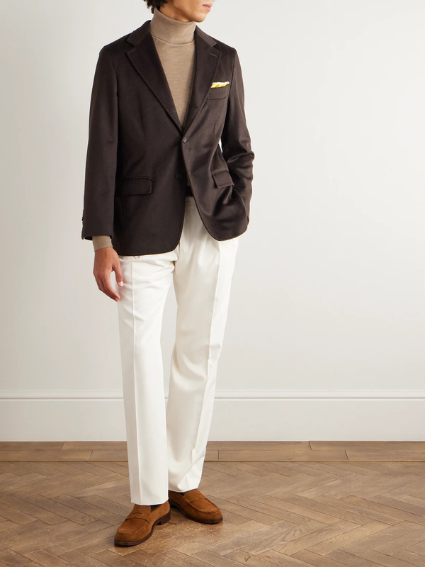  Rubinacci - Unstructured Cashmere Blazer - Men - Brown - It 52 