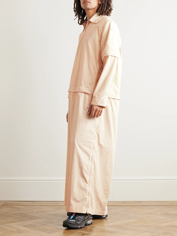  Saif Ud Deen - Convertible Shell Overshirt - Men - Neutrals - S 