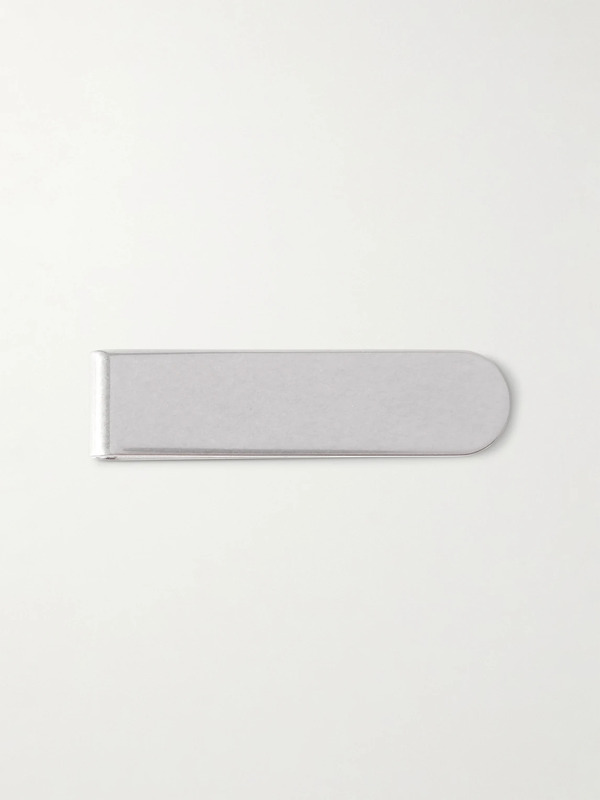  Saint Laurent - Logo-engraved Silver-tone Money Clip - Men - Silver 