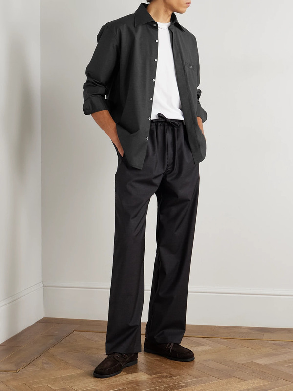  Saman Amel - Wool Overshirt - Men - Gray - It 48 