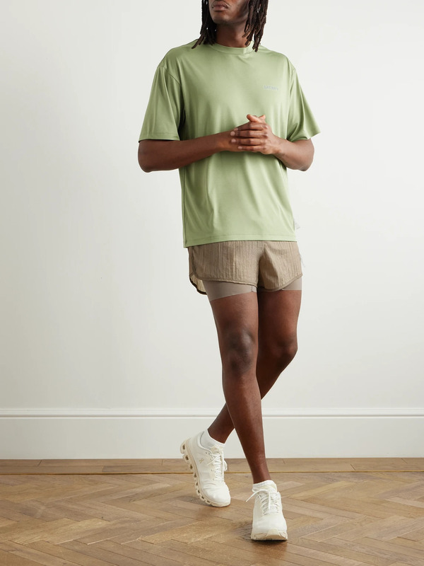  Satisfy - 3" Straight-leg Layered Rippy&trade; Ripstop And Justice&trade; Shorts - Men - Brown - 3 