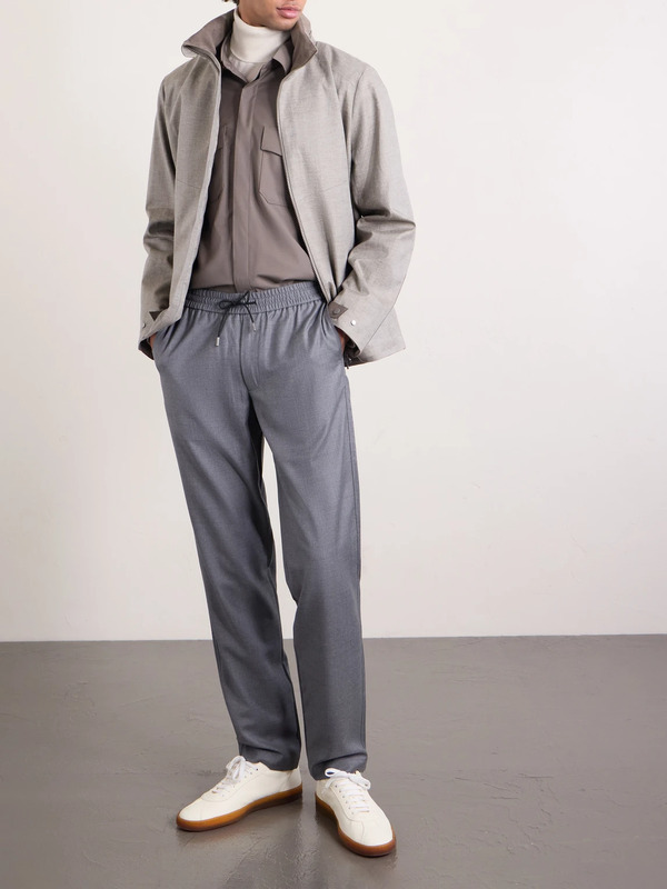  Sease - Cruise 2.0 Linen Hooded Jacket - Men - Gray - S 
