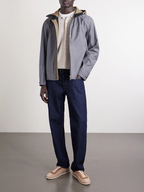  Sease - Summer Balma Virgin Wool Hooded Jacket - Men - Gray - S 