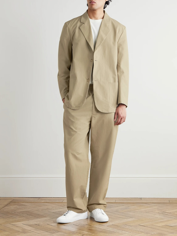  Ssam - Cotton And Silk-blend Blazer - Men - Neutrals - S 