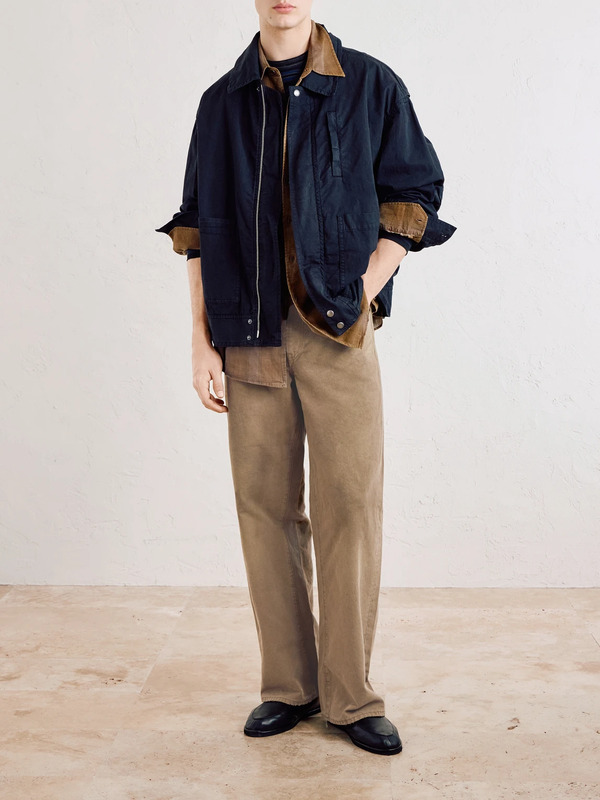  Ssstein - Straight-leg Distressed Cotton Trousers - Men - Neutrals - L 