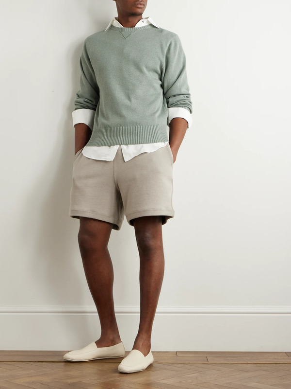  Stòffa - Slim-fit Cotton Sweater - Men - Green - It 52 