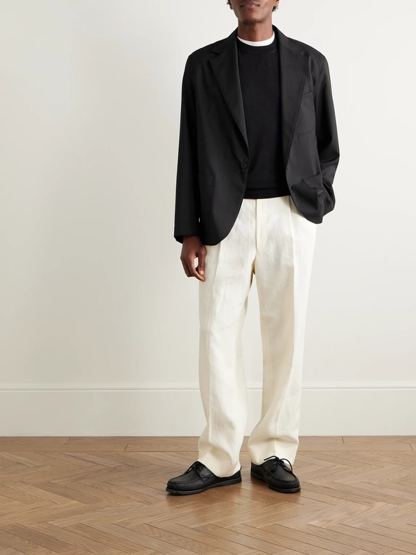  Stòffa - Unstructured Wool-crepe Blazer - Men - Black - It 46 