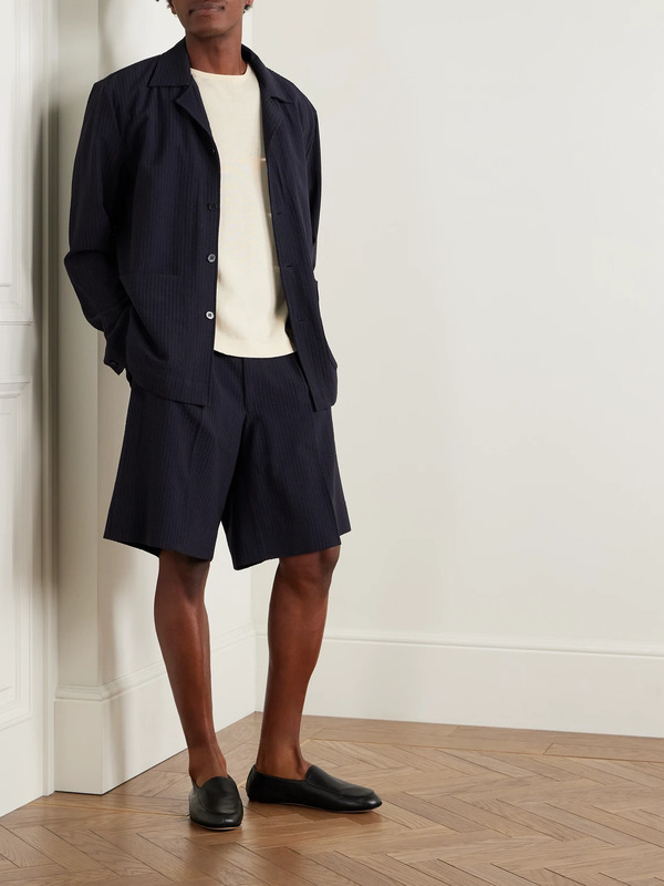  Stòffa - Wool-seersucker Jacket - Men - Blue - It 48 