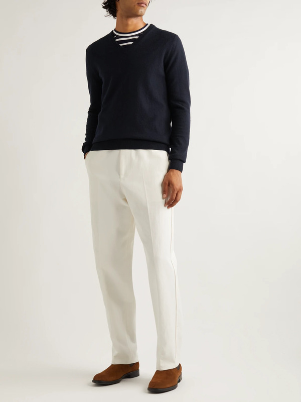  Sulka - Cashmere Sweater - Men - Blue - It 48 