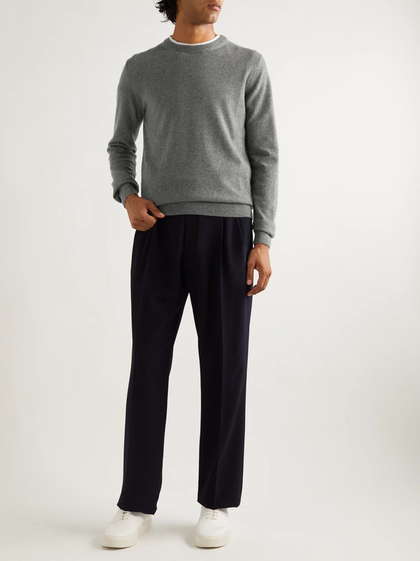  Sulka - Cashmere Sweater - Men - Gray - It 54 