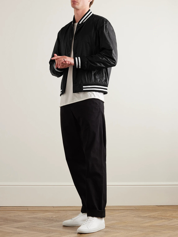  Theory - Shell Bomber Jacket - Men - Black - Xl 