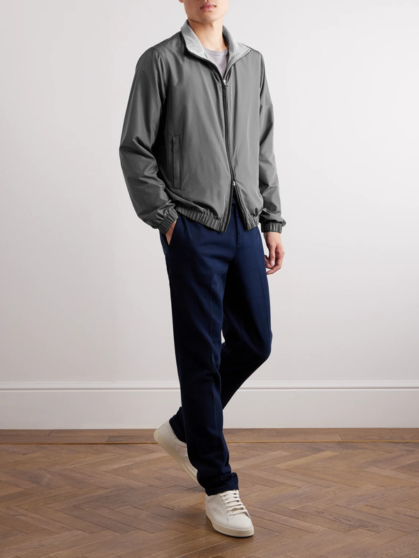  Thom Sweeney - Reversible Shell Bomber Jacket - Men - Gray - L 