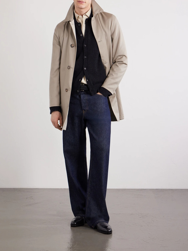  Thom Sweeney - Reversible Wool-twill Coat - Men - Neutrals - It 48 