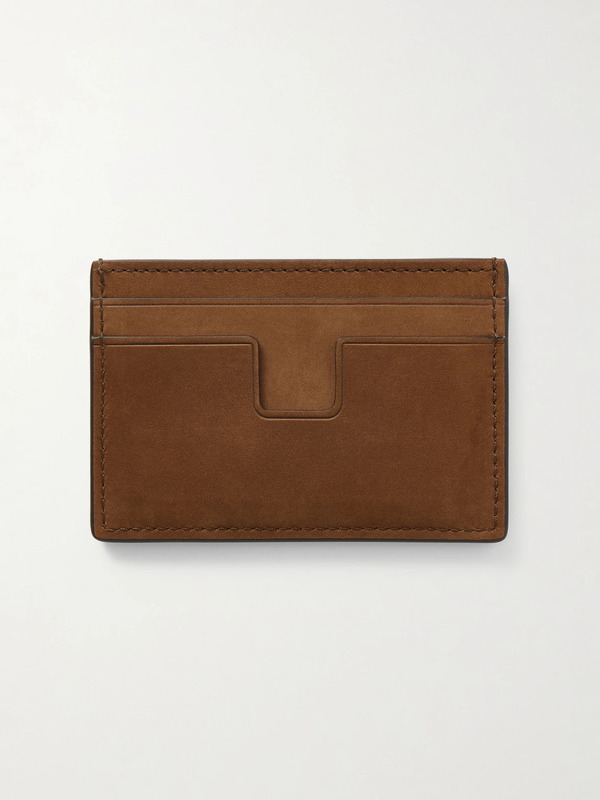  Tom Ford - Nubuck Cardholder - Men - Brown 