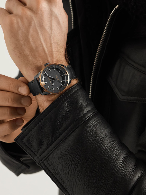  Ulysse Nardin - Diver Automatic 42mm Stainless Steel, Pvd-plated And Alligator Watch, Ref. No. 8163-175/grey-5n - Men - Gray 