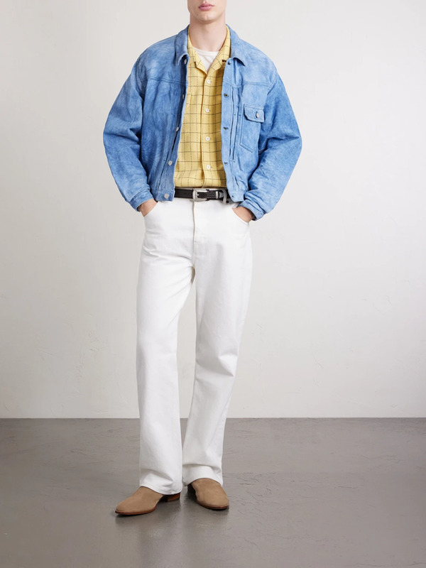  Visvim - Carrow Convertible-collar Checked Wool Shirt - Men - Yellow - 1 