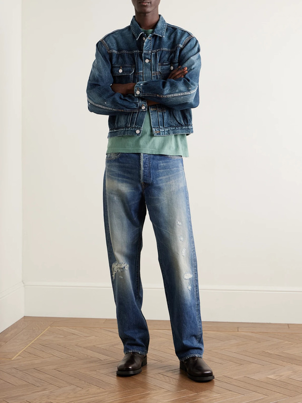  Visvim - Social Sculpture Selvedge Denim Jacket - Men - Blue - 4 